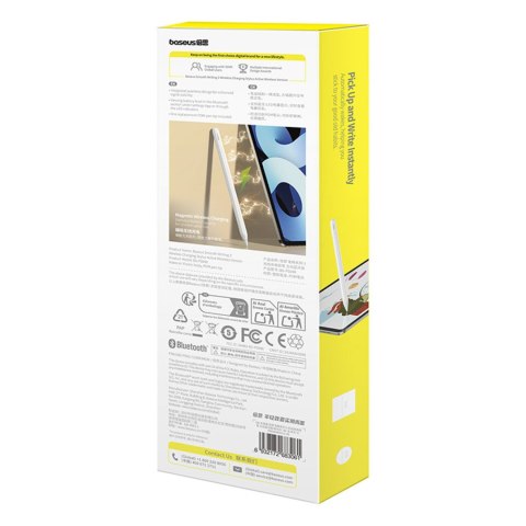 Rysik aktywny stylus ładowany bezprzewodowo Smooth Writing 3 - biały