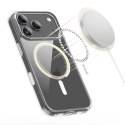 Etui pokrowiec case na iPhone 17 Pro Flexair Hybrid CC MagSafe - przezroczyste
