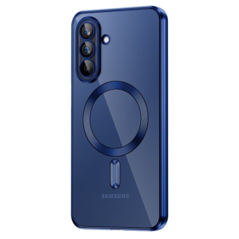 Etui pokrowiec na Samsung Galaxy A17 4G/ 5G MagFlex MagSafe - przezroczysto-niebieskie