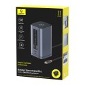 HUB Stacja dokująca 11w1 USB-C HDMI DP USB-A USB-C RJ45 PD mini jack 3.5mm ładowarka EU - szara