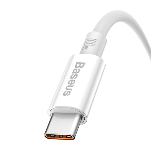 Kabel przewód USB-A - USB-C Superior Series 100W 1m - biały