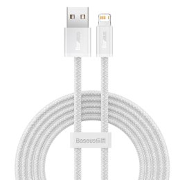 Kabel przewód USB-A - iPhone Lightning Dynamic Series 2.4A 2m - biały