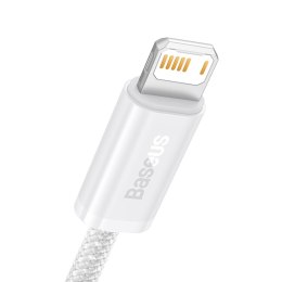 Kabel przewód USB-A - iPhone Lightning Dynamic Series 2.4A 2m - biały