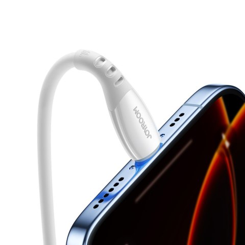 Kabel przewód USB-C S-A59 Vibrant Series 60W 1.2m - biały