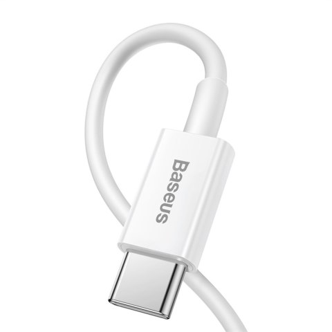 Kabel przewód USB-C - iPhone Lightning Superior Series 20W PD 25cm - biały