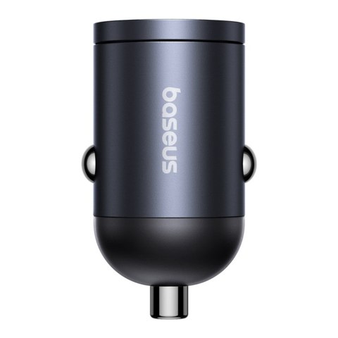 Ładowarka samochodowa USB-A USB-C 30W - czarna