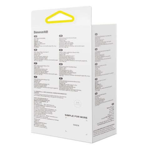 Myszka bezprzewodowa 2.4 GHz F01A - szara