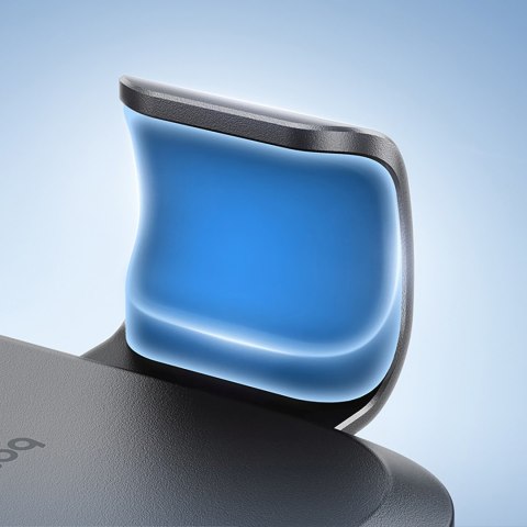 Uchwyt samochodowy grawitacyjny do smartfona na kratkę nawiewu - czarny