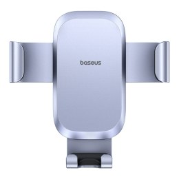 Uchwyt samochodowy grawitacyjny do smartfona na kratkę nawiewu - szary