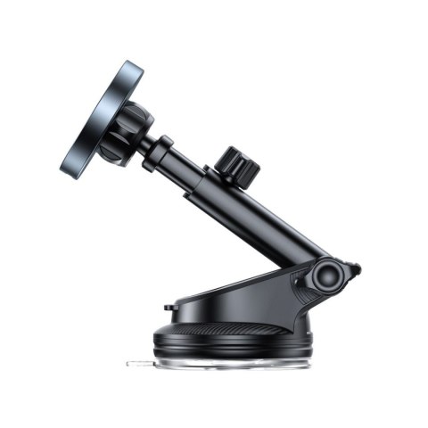 Uchwyt samochodowy z ładowarką indukcyjną do smartfona na kratkę deskę 15W - czarny