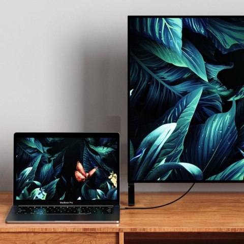 Kabel przewód USB-C - HDMI UltraBoost 60Hz 180cm - czarny