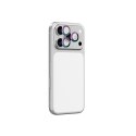 Szkło na aparat do iPhone 17 Pro / Pro Max z tęczową ramką aluminiową Lens Glass