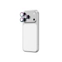 Szkło na aparat do iPhone 17 Pro / Pro Max z tęczową ramką aluminiową Lens Glass