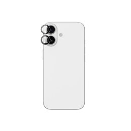 Szkło na aparat kamerę do iPhone 17 z czarną ramką aluminiową Lens Glass