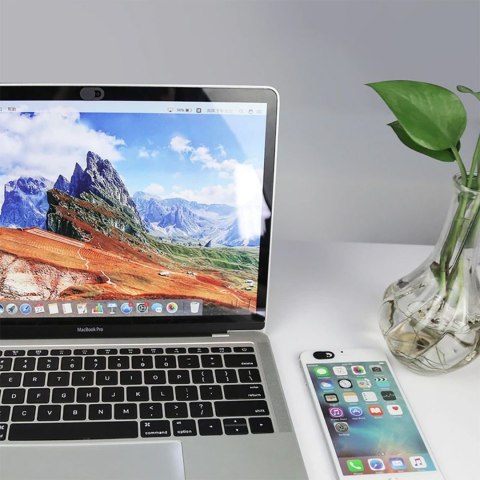 Zaślepka zasłona na kamerę w laptopie czarna - 3 szt.