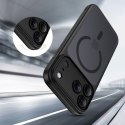 Etui ochronne case na iPhone 17 Pro Max Magpeak Magsafe CC - czarny mat