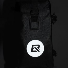 Sakwa rowerowa wodoodporna na bagażnik z paskiem na ramię 10-14l - czarna