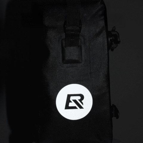 Sakwa rowerowa wodoodporna na bagażnik z paskiem na ramię 10-14l - żółta