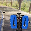 Torba sakwa rowerowa wodoodporna 25-32L - niebieska
