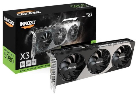 Karta graficzna INNO3D GeForce RTX 5080 X3 16GB DLSS 4 (N5080316D7176068N)