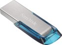 Pendrive SANDISK Ultra Flair 128 GB (128 GB /Srebrno-niebieski )