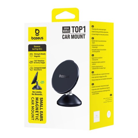Uchwyt samochodowy magnetyczny do smartfona na szybę deskę GoTrip DC1 MagSafe - czarny