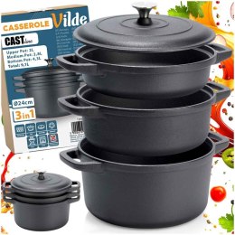 ZESTAW GARNKÓW ŻELIWNYCH 2/2,8/4,3L 199153 CAST LINE