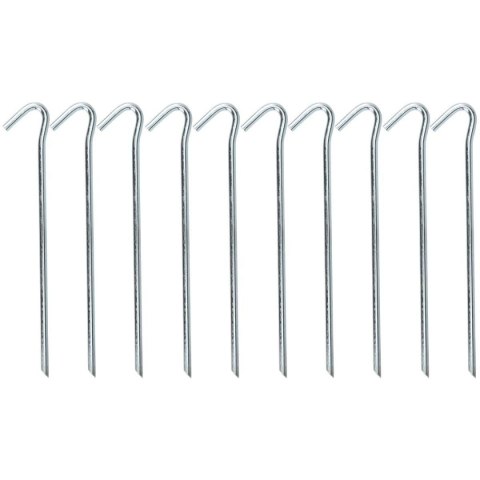 ŚLEDZIE DO NAMIOTU 17CM KPL 10SZT METAL REDCLIFFS