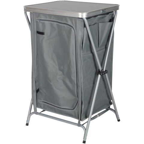 SZAFA TURYSTYCZNA SKŁADANA Z 3 PÓŁKAMI 60x51x98CM ENERO CAMP