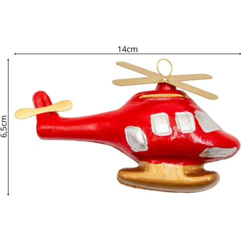 BOMBKA FORMÓWKA PLASTIKOWA BEZPIECZNA HELIKOPTER