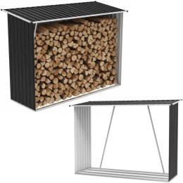 DOMEK OGRODOWY DREWUTNIA SKŁADZIK STALOWY 163X83X154CM