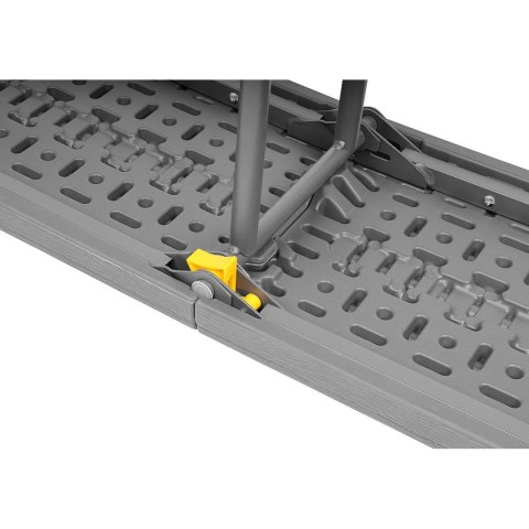 ŁAWKA CATERINGOWA SKŁADANA 183x28x43CM DESKA WOODLAND CIEMNY SZARY
