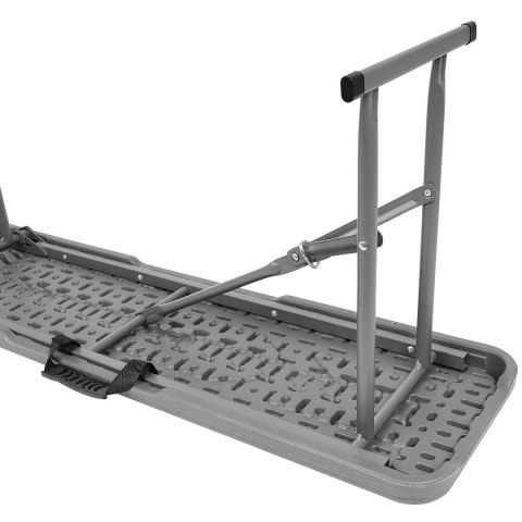 ŁAWKA CATERINGOWA SKŁADANA 183x28x43CM DESKA WOODLAND CIEMNY SZARY