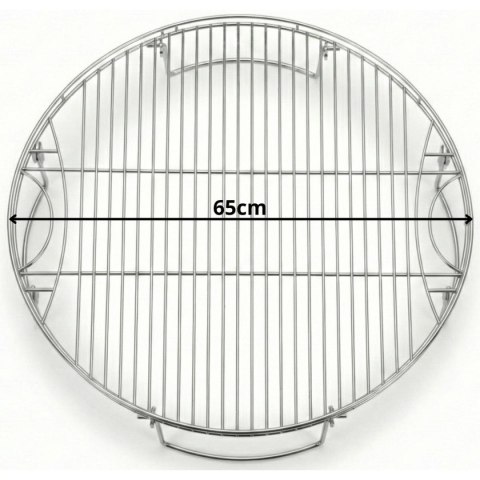 RUSZT GRILLOWY NAD OGNISKO PALENISKO 65CM XXL SKŁADANE NÓŻKI