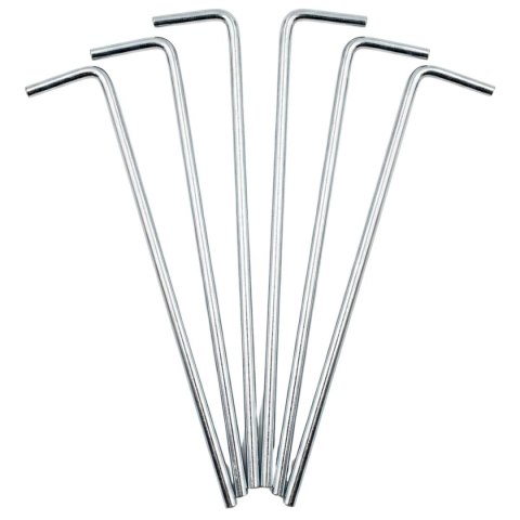 ŚLEDZIE SZPILKI DO NAMIOTU 18CM KPL.6 SZT METALOWE ENERO CAMP