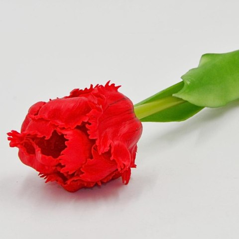 TULIPAN CZERWONY 38CM JAK ŻYWY DEKORACJA WIOSENNA