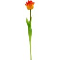 TULIPAN POMARAŃCZOWY 38CM JAK ŻYWY DEKORACJA WIOSENNA