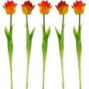 TULIPAN POMARAŃCZOWY 38CM JAK ŻYWY DEKORACJA WIOSENNA