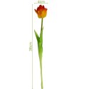 TULIPAN POMARAŃCZOWY 38CM JAK ŻYWY DEKORACJA WIOSENNA