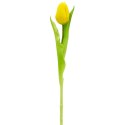TULIPAN ŻÓŁTY 31CM JAK ŻYWY DEKORACJA WIOSENNA
