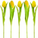 TULIPAN ŻÓŁTY 31CM JAK ŻYWY DEKORACJA WIOSENNA