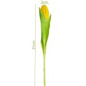TULIPAN ŻÓŁTY 31CM JAK ŻYWY DEKORACJA WIOSENNA
