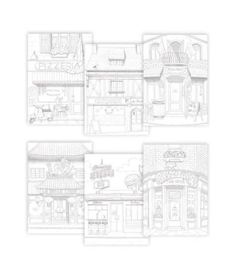 Kolorowanki Odelia Restauracje - E.Colin