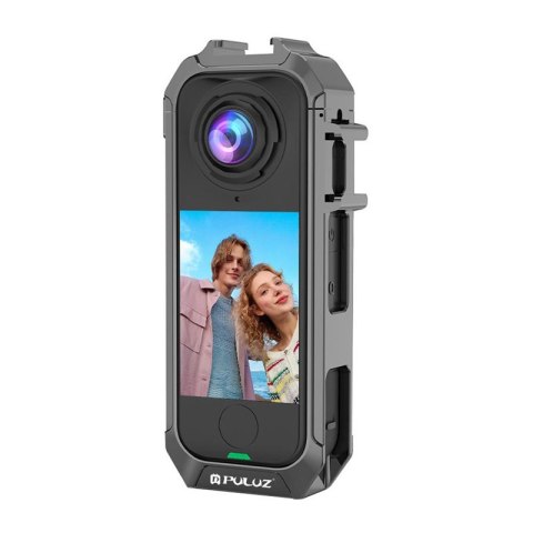 Metalowa obudowa ochronna Puluz dla Insta 360 X4 Air (Szara)