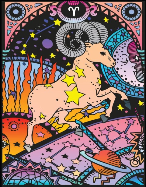 Kolorowanka Welw. A4 Zodiak Baran