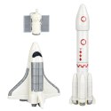 Zestaw Kosmiczny Kosmonauci Wieża Startowa Rakieta Wahadłowiec