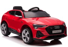 Auto Na Akumulator Audi E- Tron Czerwone QLS-6688 Światła LED MP3