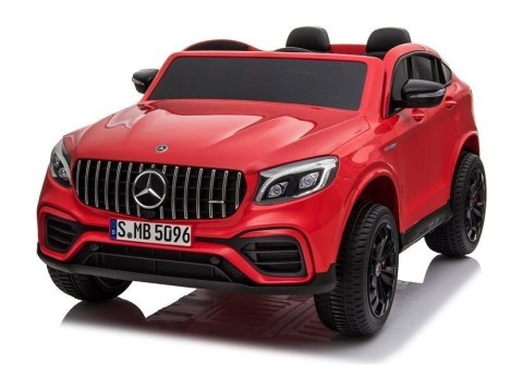 Auto na Akumulator Mercedes GLC 63S Dwuosobowy LED MP3 Czerowny Lakierowany