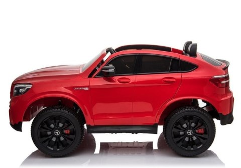 Auto na Akumulator Mercedes GLC 63S Dwuosobowy LED MP3 Czerowny Lakierowany
