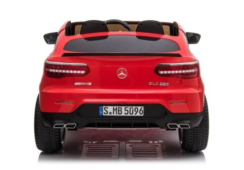 Auto na Akumulator Mercedes GLC 63S Dwuosobowy LED MP3 Czerowny Lakierowany